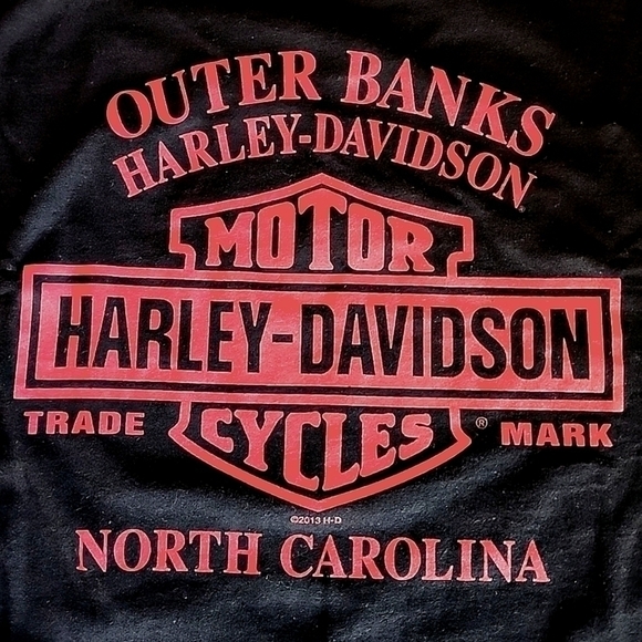 Harley-Davidson Other - Harley Davidson ☠️ men's 4xl Black T Shirt ☠️ EUC Soft Light weight Outer Banks